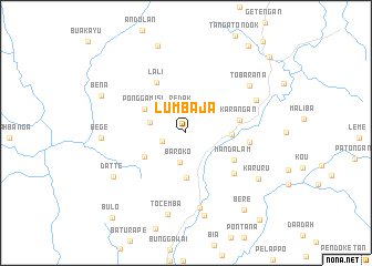 map of Lumbaja