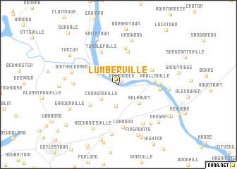 map of Lumberville