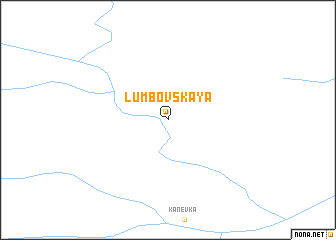 map of Lumbovskaya