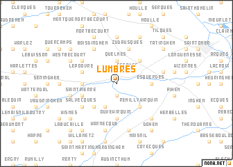 map of Lumbres