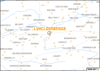 map of Lumcloon Bridge