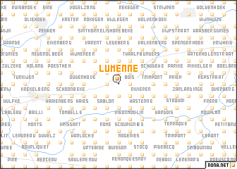 map of Lumenne
