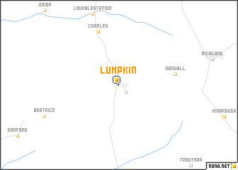 map of Lumpkin