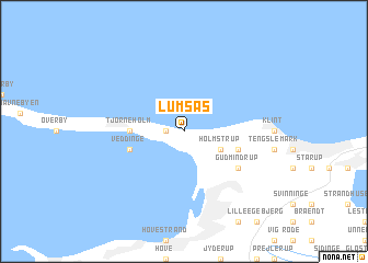 map of Lumsås