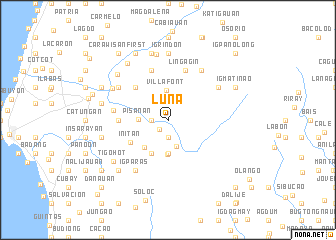 map of Luna