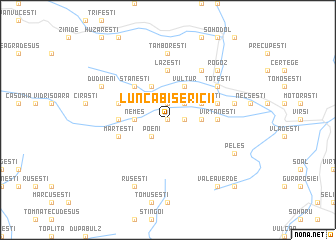 map of Lunca Bisericii
