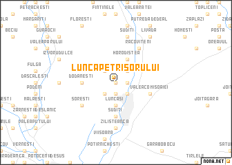 map of Lunca Petrişorului