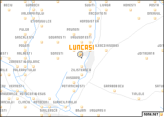 map of Luncaşi
