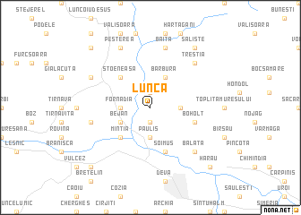 map of Lunca