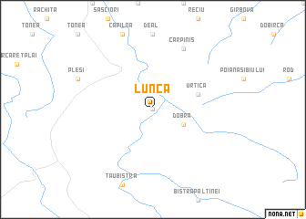 map of Lunca