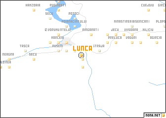 map of Lunca