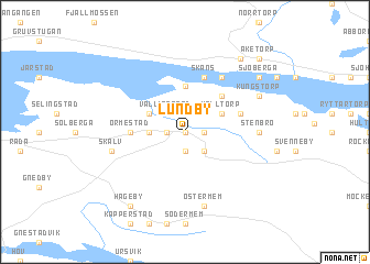 map of Lundby