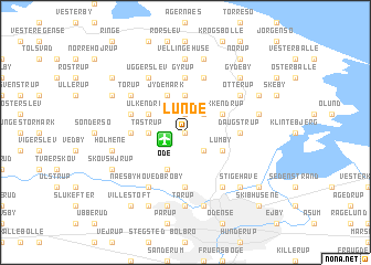 map of Lunde