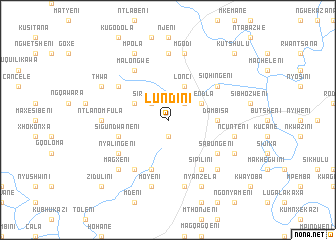 map of Lundini