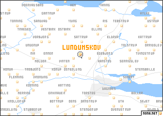 map of Lundumskov