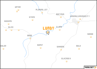 map of Lundy