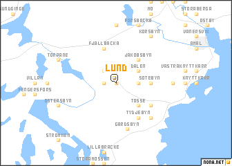 map of Lund