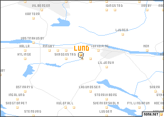 map of Lund