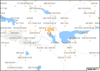 map of Lund