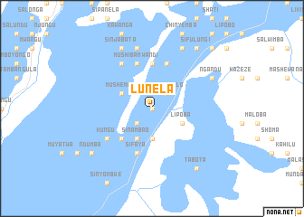 map of Lunela
