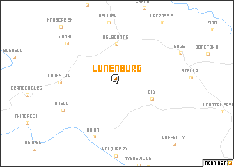 map of Lunenburg