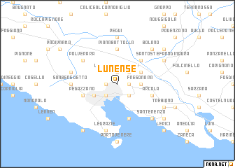 map of Lunense