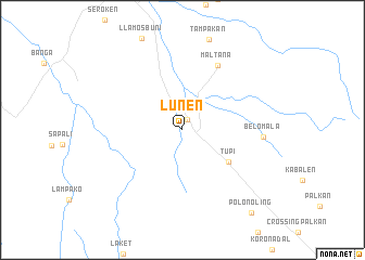 map of Lunen