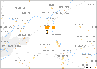 map of Lunëvo