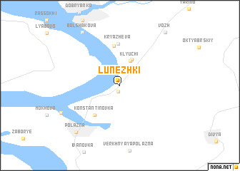 map of Lunezhki