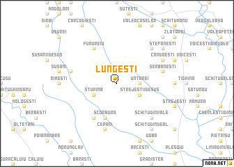 map of Lungeşti