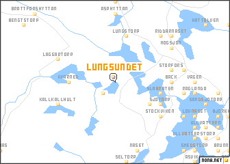 map of Lungsundet