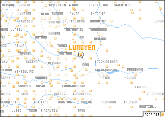 map of Lung-yen