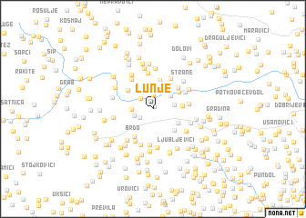 map of Lunje