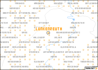 map of Lunkenreuth