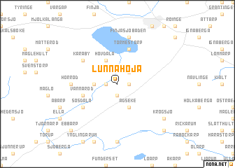 map of Lunnahöja