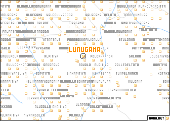 map of Lunugama