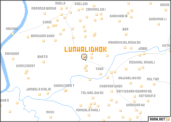 map of Lunwāli Dhok