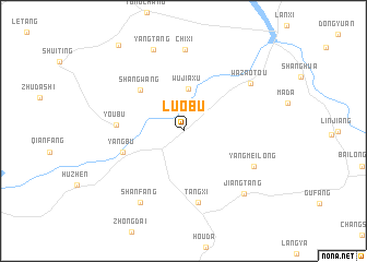 map of Luobu
