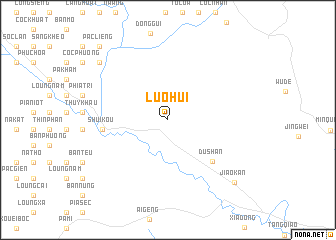 map of Luohui