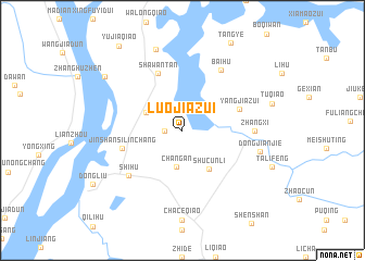 map of Luojiazui