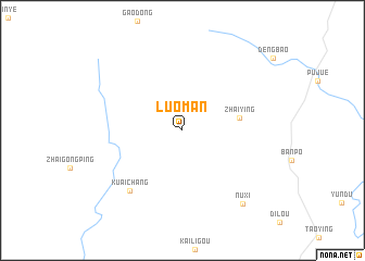 map of Luoman