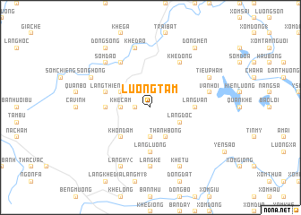 map of Lương Tàm