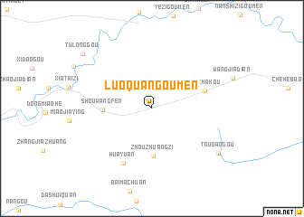 map of Luoquangoumen