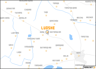 map of Luoshe