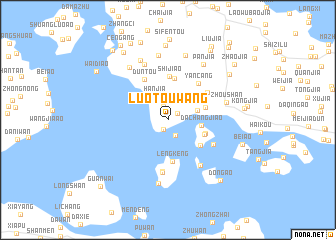 map of Luotouwang