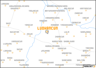 map of Luowancun