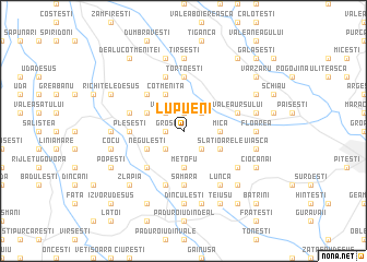 map of Lupueni
