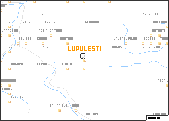 map of Lupuleşti