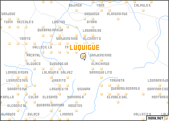map of Luquigüe