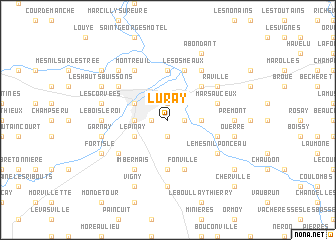 map of Luray